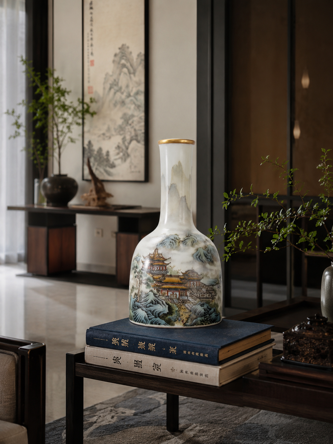 Landscape Zun Vessel
